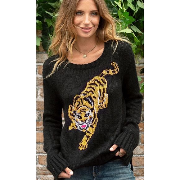Wooden Ships Sweaters - NWT Wooden Ships Tigress Crew wool blend sweater $142 S/M